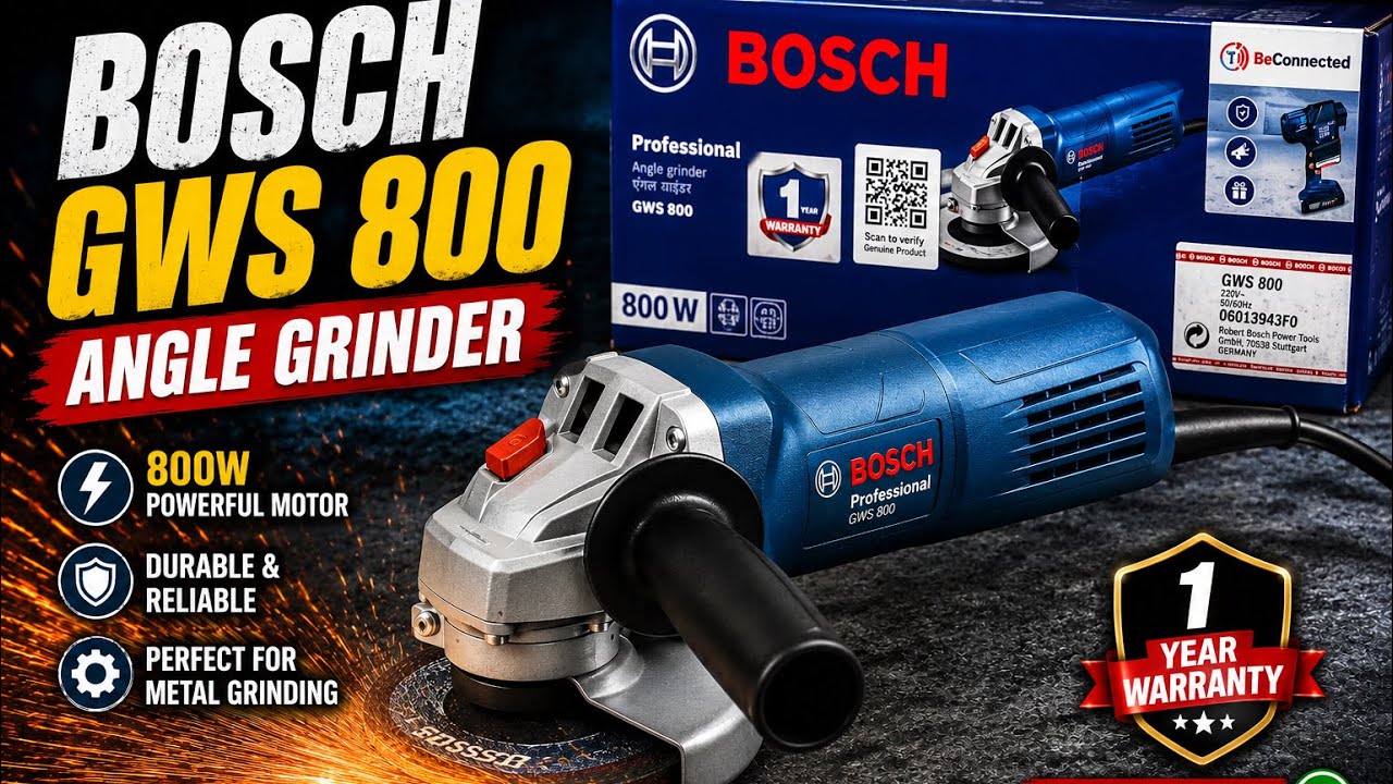 bosch angle grinder gws 800 #bosch #anglegrinder #unboxing