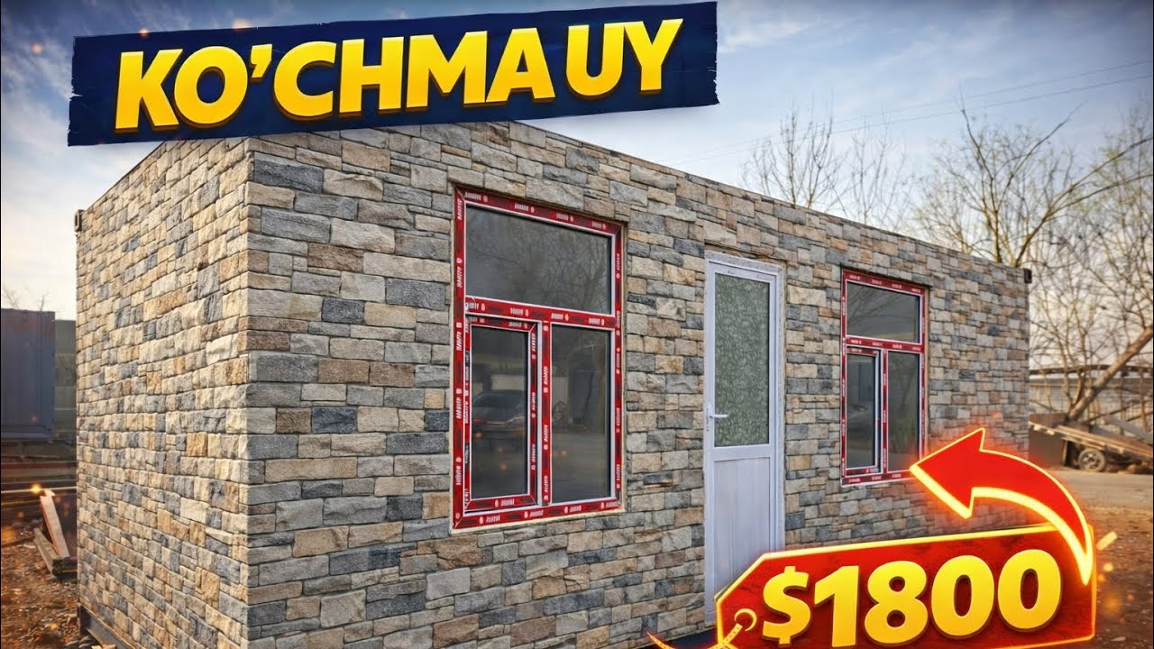 Konteynerdan arzon va qulay  koʻchma uylar murojaat uchun tel: 945538879 #konteyneruy #kochmauy