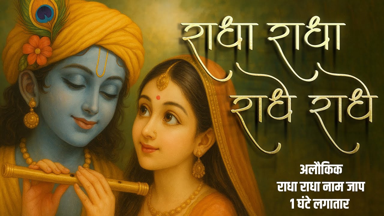 RADHA RADHA CHANTING राधा राधा नाम जाप 1 HOUR NONSTOP | Radha Radha Radhe Radhe Jaap for Meditation