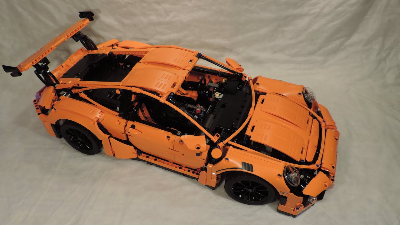Building Lego Technic 42056 Porsche 911 GT3 RS - 4k