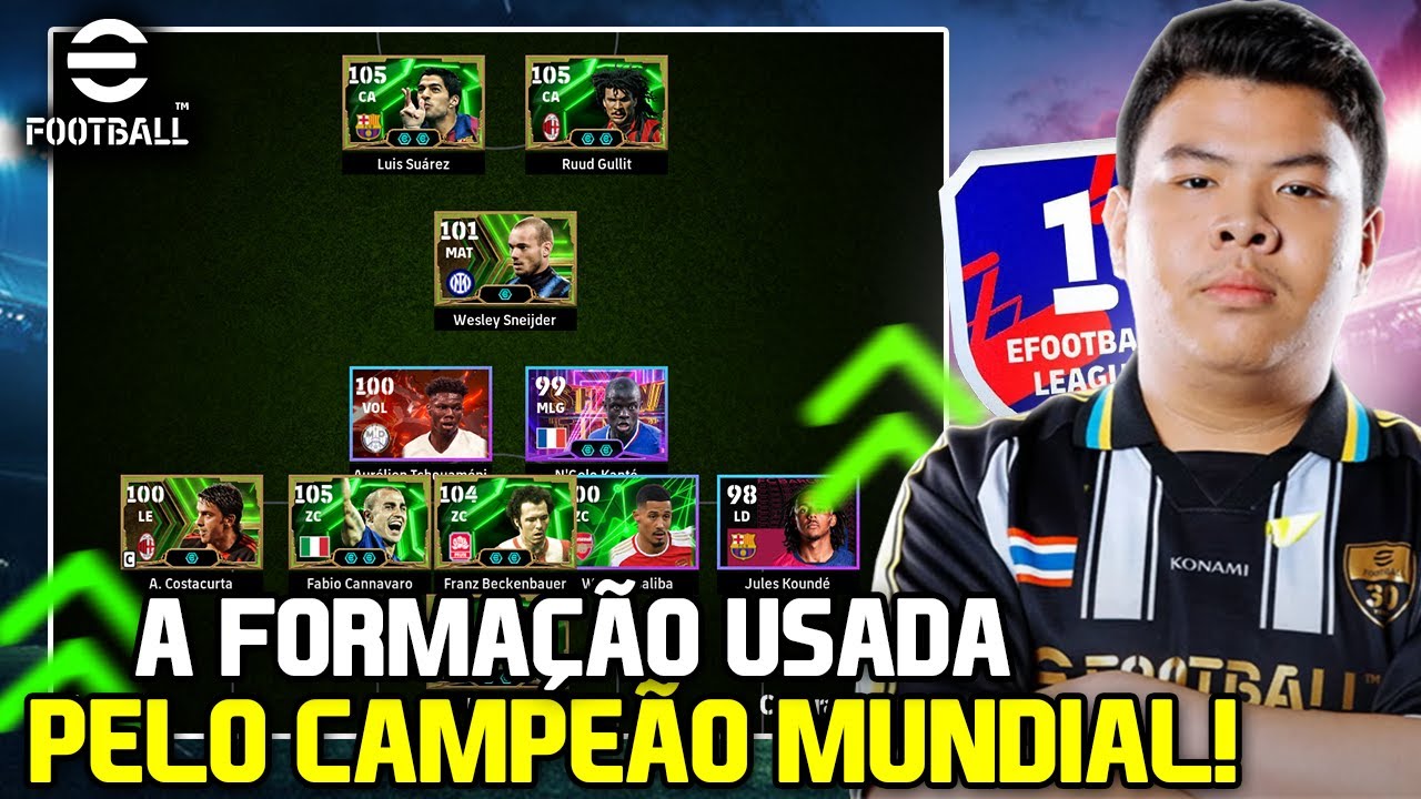 🎮COPIE A FORMAÇÃO DO CAMPEÃO MUNDIAL E VENÇA MAIS NO EFOOTBALL | PS, Xbox, Mobile