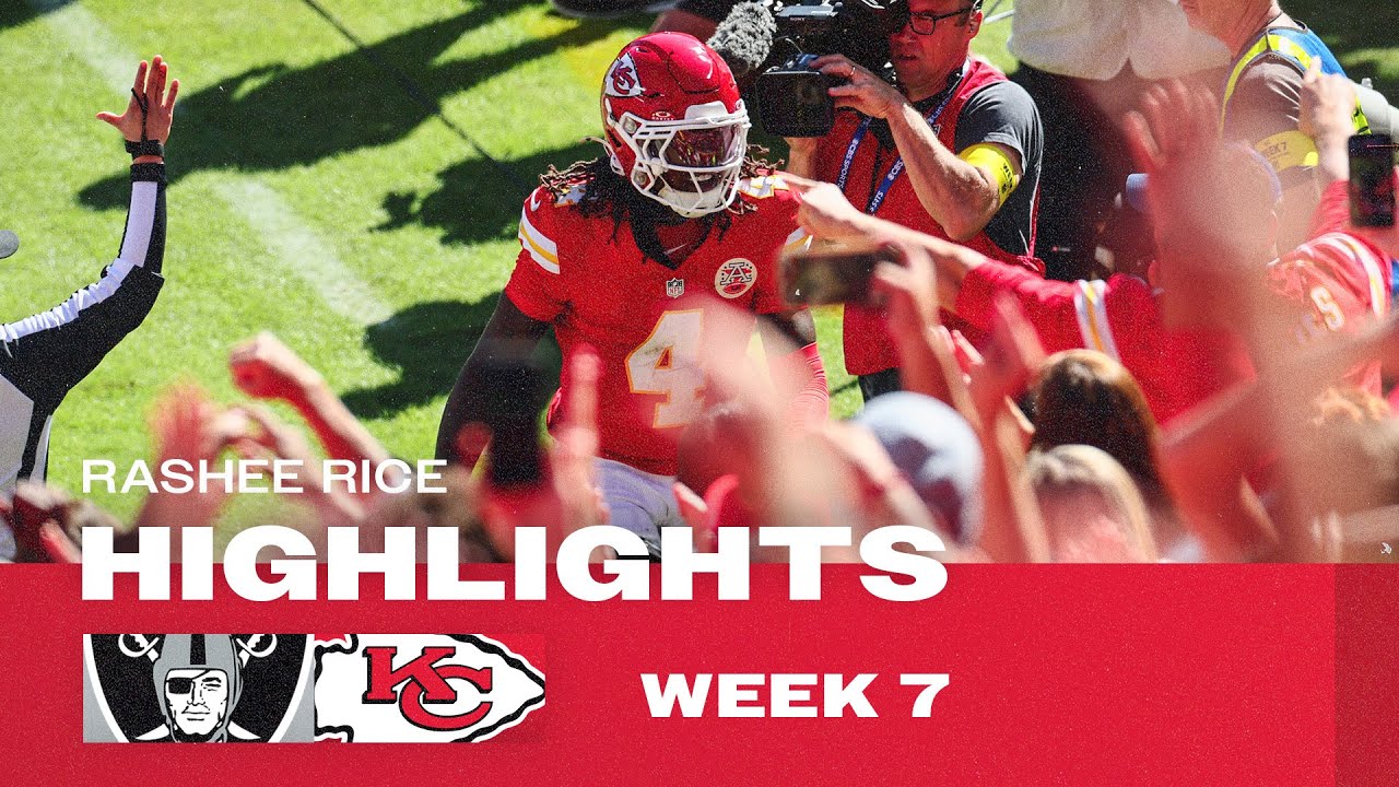 MUST-SEE Rashee Rice Highlights vs. Las Vegas Raiders | NFL 2025 Season - Week 7