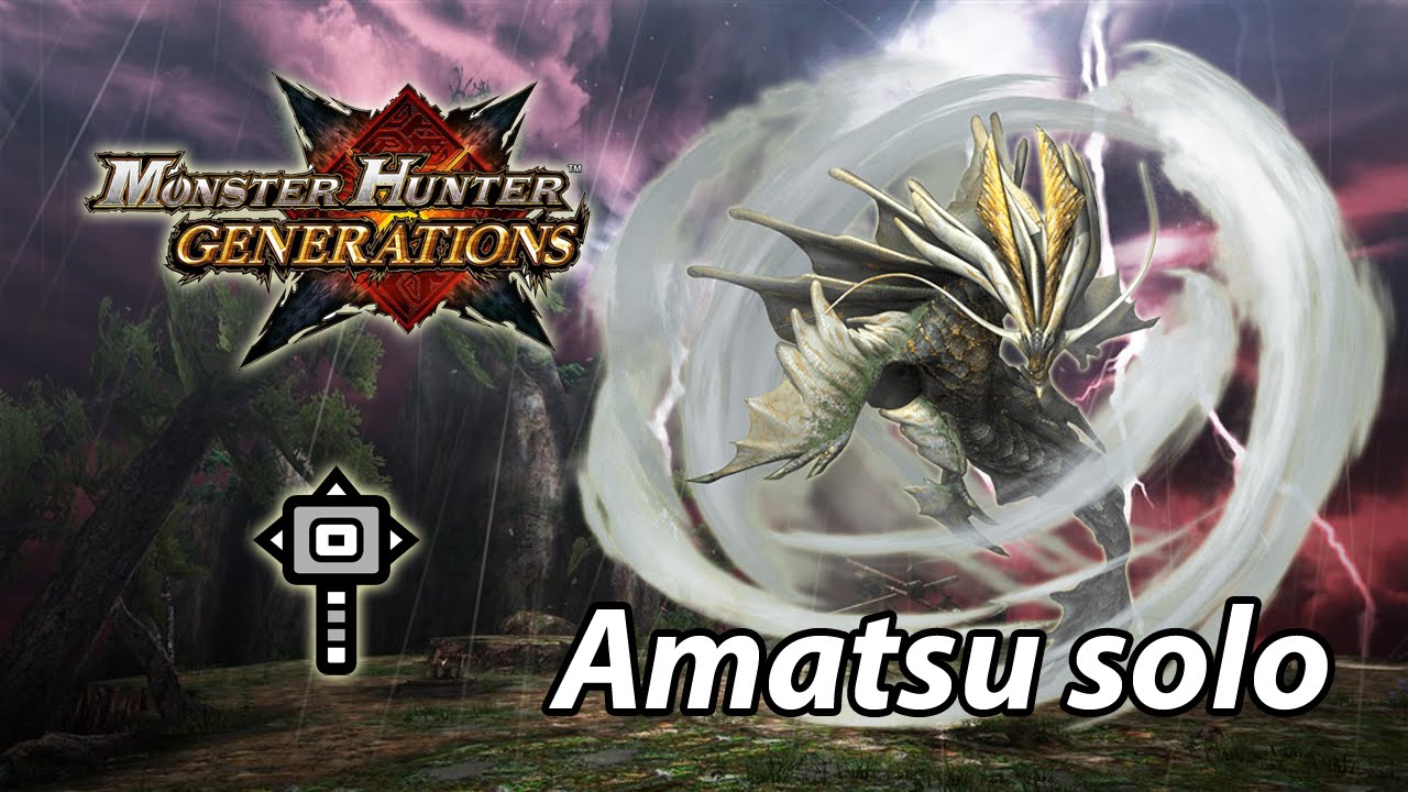 MHGen Amatsu solo (Guild Hammer) - 6'51