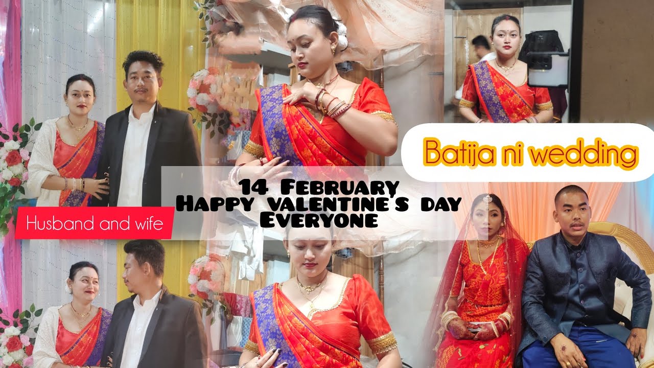 HAPPY VALENTINE'S DAY Everyone 😘|| 2nd time Wedding attend khai mani 😁