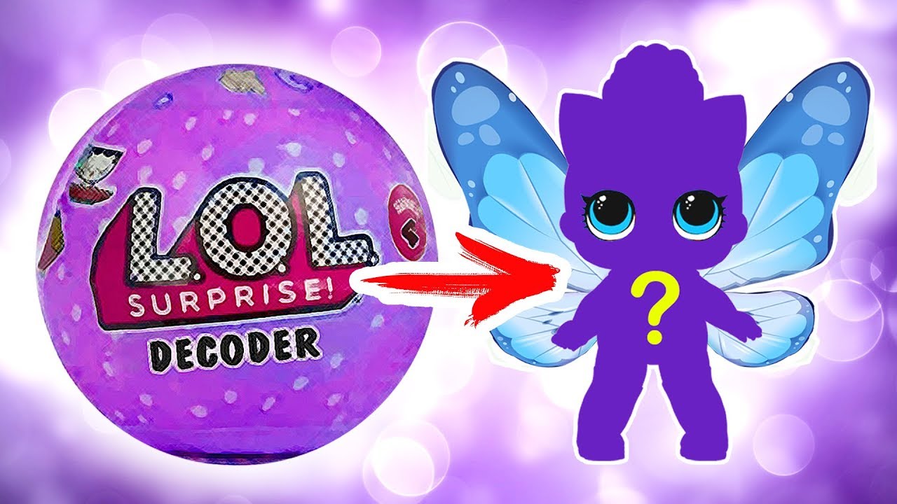 NEW LOL Surprise Decoder 4 series - Unboxing Fake LOL Surprise Dolls in the ball DECODER