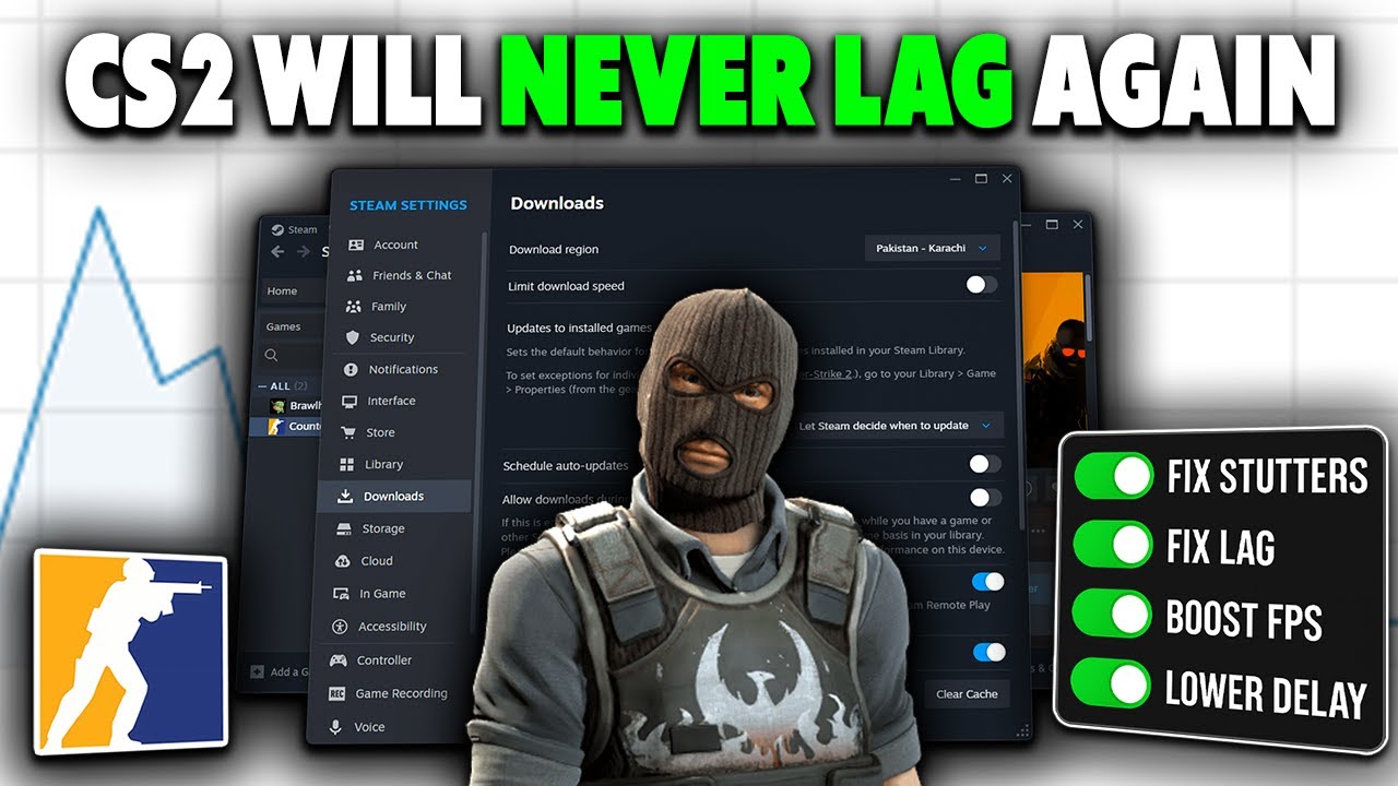 CS2 Will NEVER Lag Again After These Settings - Fix Lag, Boost FPS and Remove Stutters in CS2