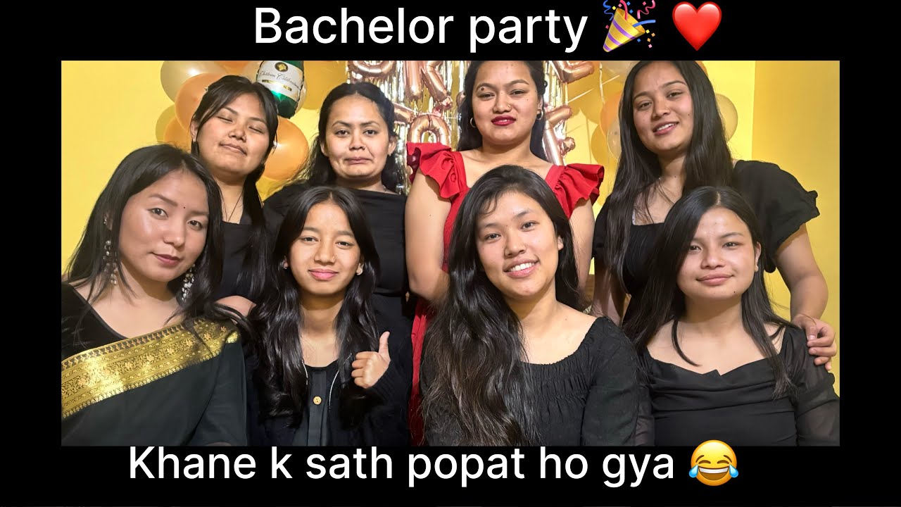 Bachelor party 🎉…..khana kisme khaye yll ab 😂