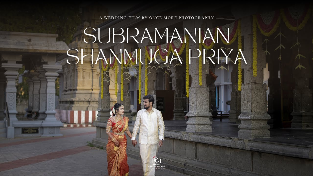 Arupadai Veedu Murugan Temple: Shanmuga Priya & Subramanian's Wedding - Photographic Storytelling