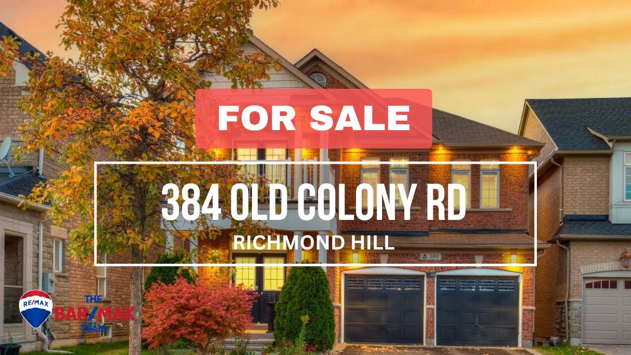 For Sale : 384 Old Colony Rd | Luxury Detached Home for Sale in Richmond Hill