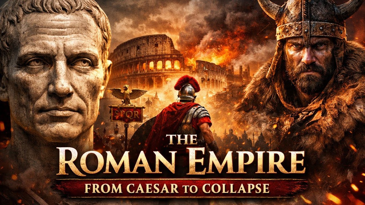 The Roman Empire From Caesar to Collapse | Sleeping History