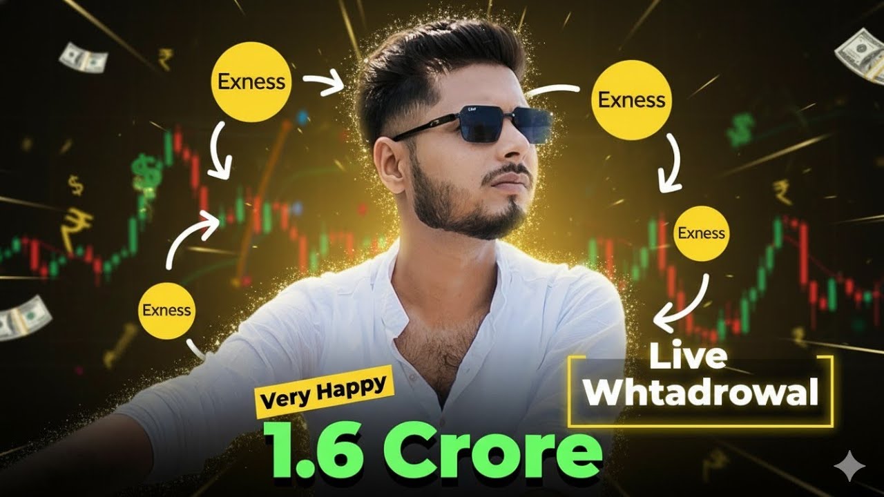 💸 Exness Withdrawal 1.6 Crore Live Proof | Yuvi FX Trader 💸