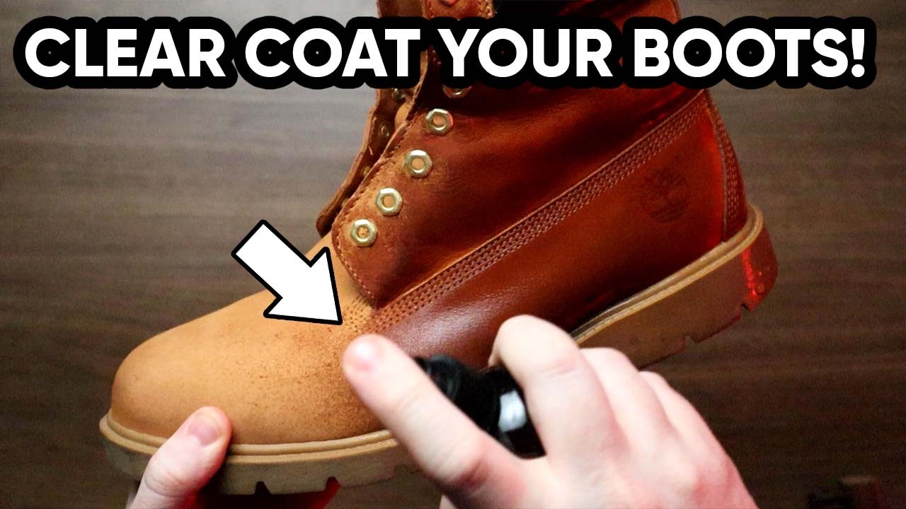 ВСЕГДА делайте ЭТО с ботинками Timberland/нубуком | Как покрыть ботинки Timberland прозрачным лаком