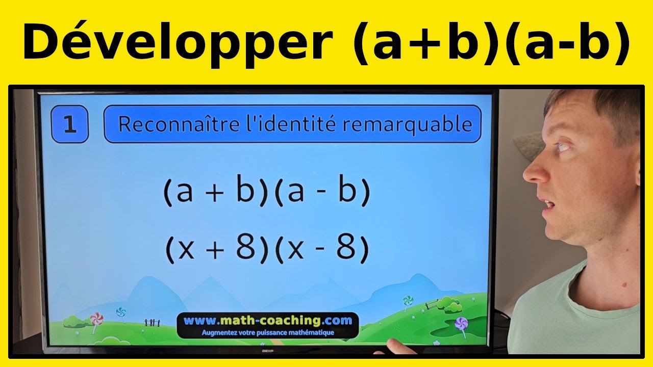 Développer l'Identité Remarquable (a+b)(a-b) = a²-b² | Troisième - Collège | Calcul Littéral