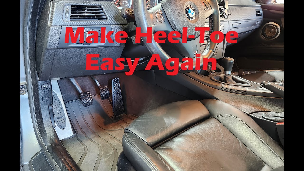Регулировка оборотов двигателя в BMW M3 (пятка-носок) — BimmerWorld Pedals