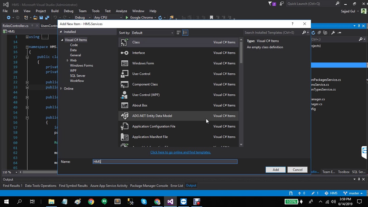 Hotel Management System in C# ASP .Net MVC - 07 - Roles