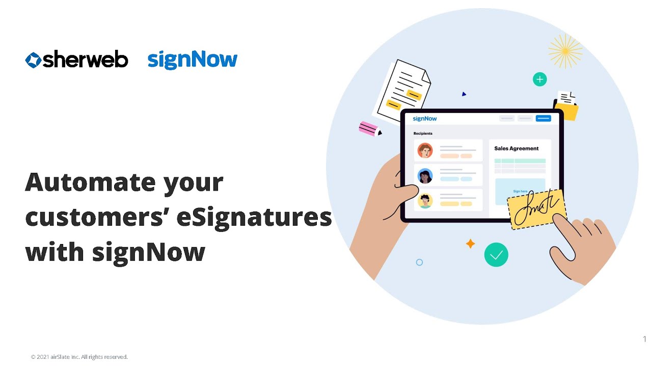 Automate your customers&rsquo; eSignatures with signNow