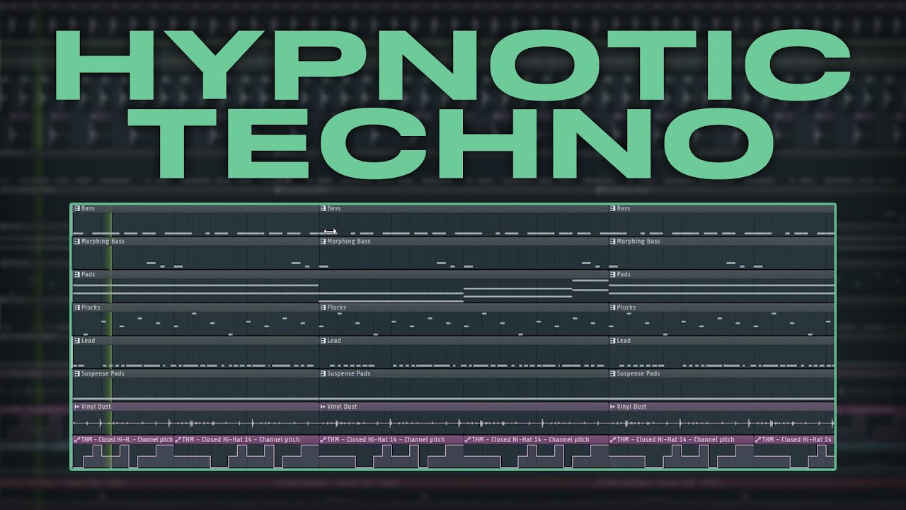 How To Make HYPNOTIC TECHNO!! - FL Studio Tutorial (+FREE FLP)