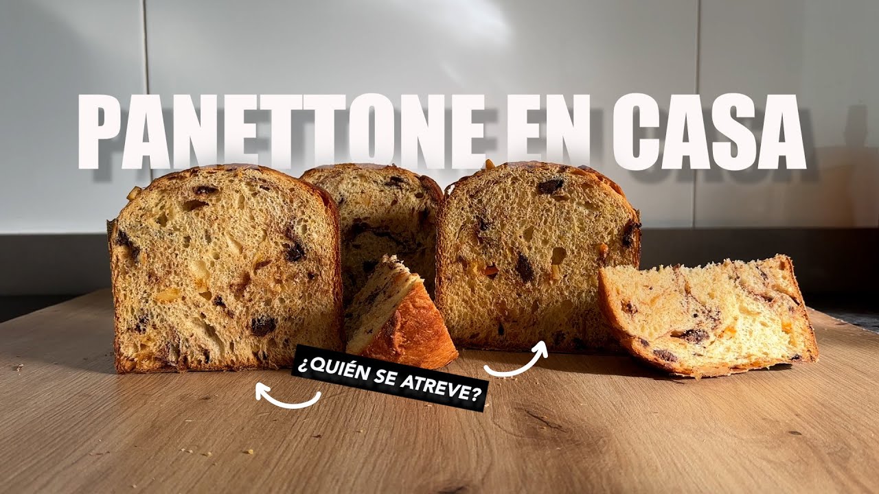 Receta paso a paso de PANETTONE CASERO FÁCIL: El Vaguettone
