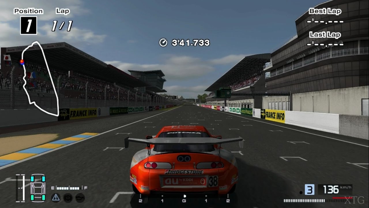 [#768] Gran Turismo 4 - Toyota au CERUMO Supra (JGTC) '01 PS2 Gameplay HD