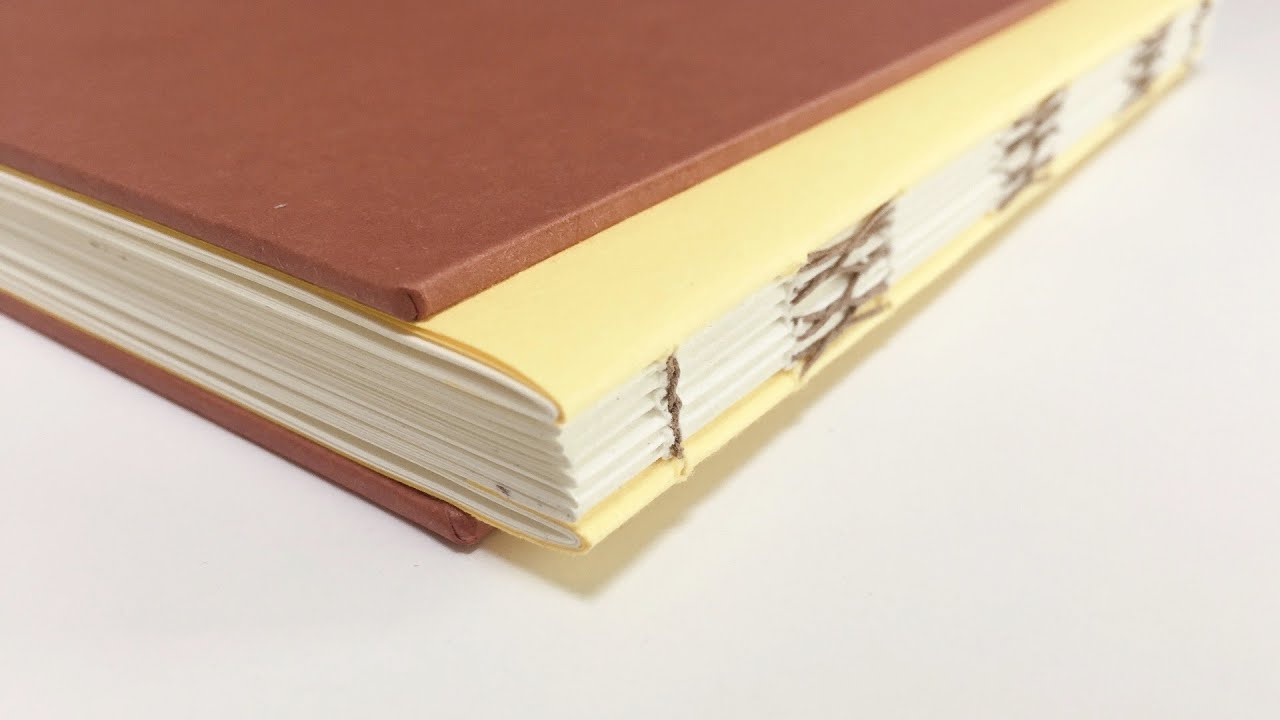 book art _ bookbinding _ French link stitch