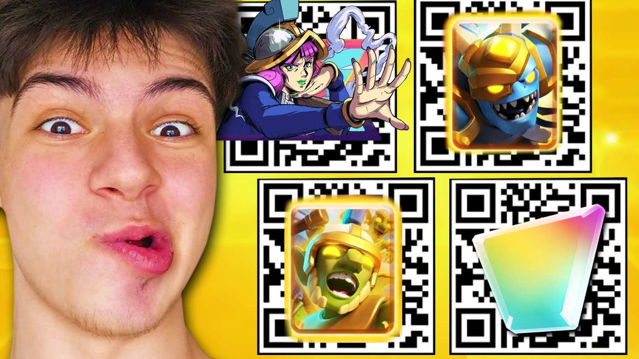NEW QR! EVERY QR CODE NEW UPDATE WORKING IN CLASH ROYALE!
