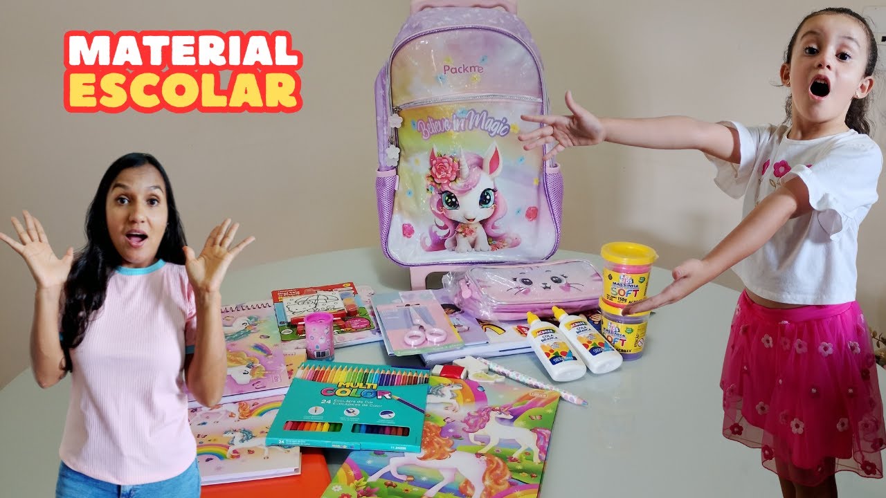 Olívia comprando seu material escolar 📚✏️ | Diário da Olívia e Família