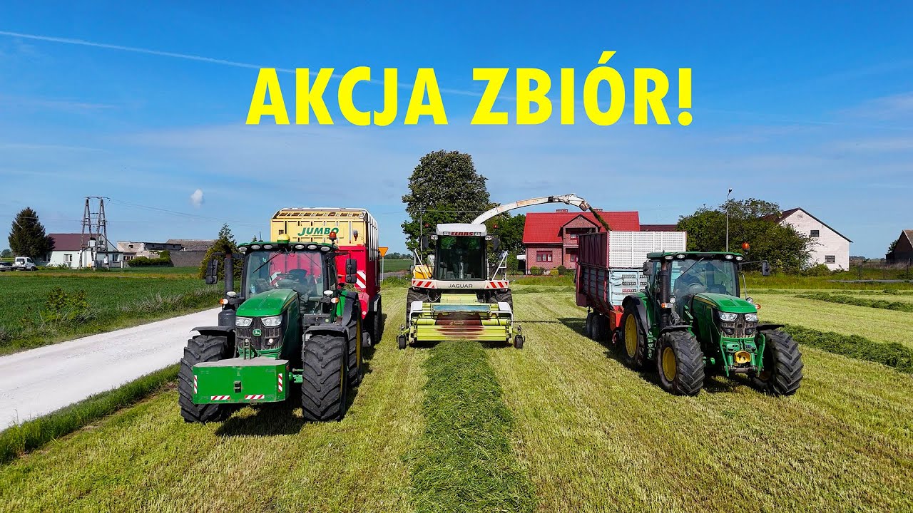 CZAS NA ZBIÓR LUCERNY💪🏻🍀JAGUAR 870 W AKCJI🔥😎MATEUSZ POMAGA W JD 6145R Z POTTINGEREM JUMBO 10000🤩