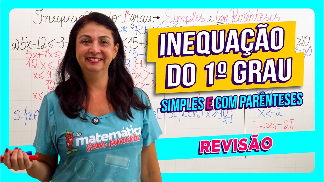 Como Resolver INEQUAÇÃO do 1º GRAU com PARÊNTESES / Rápido e Fácil! 🚀