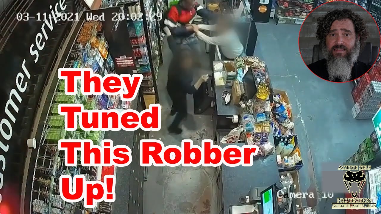 Elderly Shopkeepers Fight Off Knife-Wielding Armed Robber