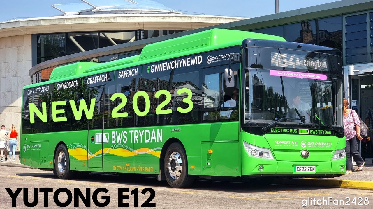 NEW 2023 Yutong E12 ⚡Electric ⚡ Bus trial on The 464 (Quiet Ride)