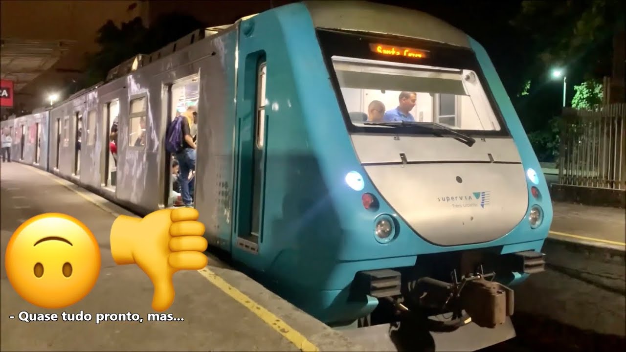 Supervia | Alstom com problemas técnicos na Central, rush noturno [4001-4002]
