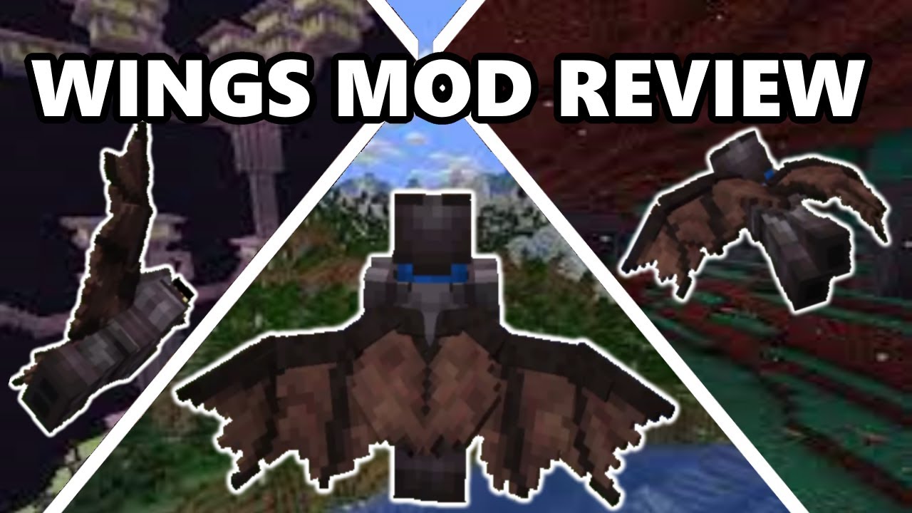 *ЛУЧШИЙ* МОД WINGS! | Обзор мода Minecraft!