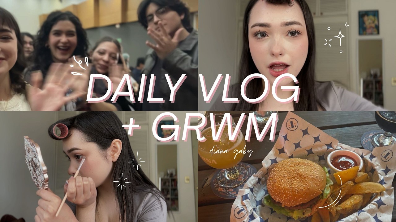 ⋆୨୧˚ daily vlog + GRWM ˚୨୧⋆ : primer semana de clases!