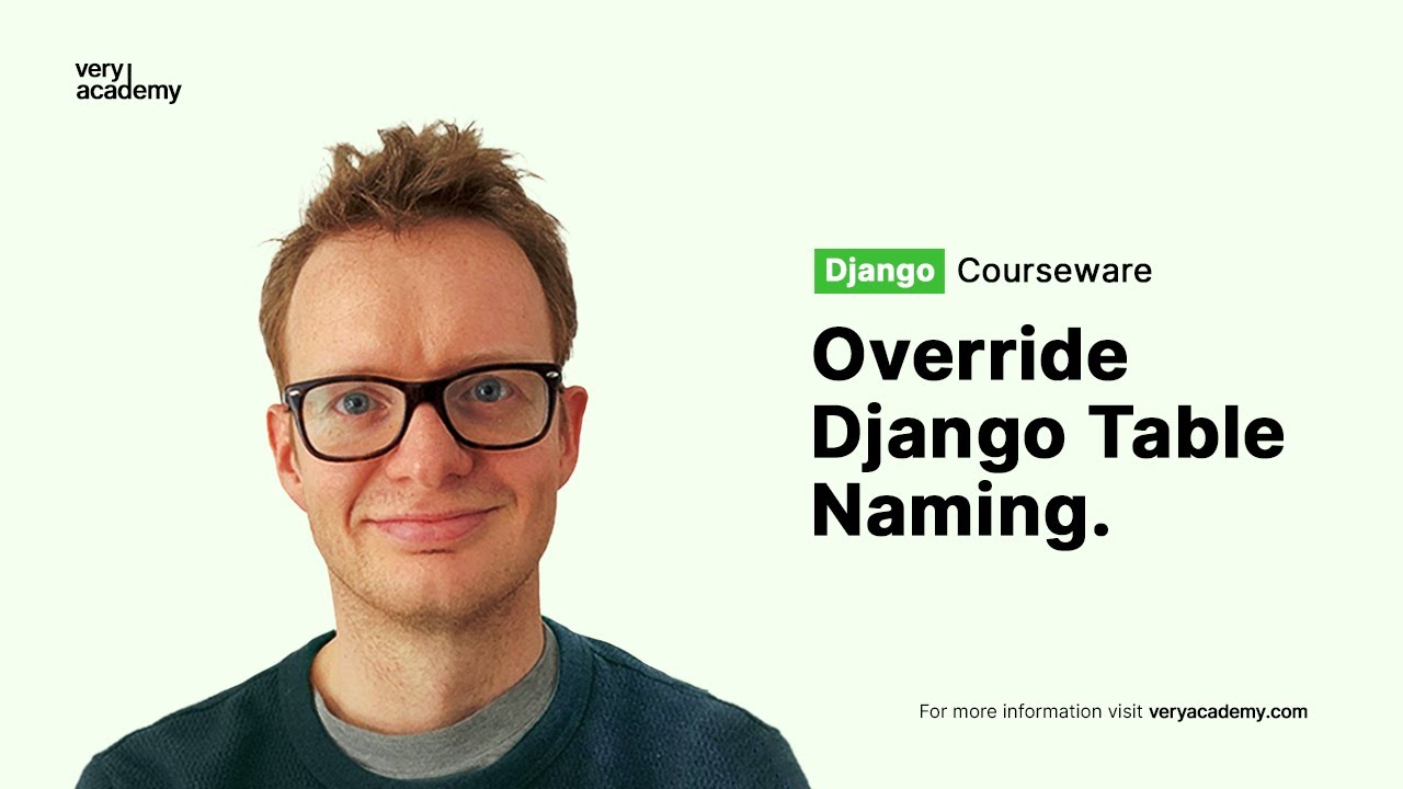 Overriding Django Table Naming