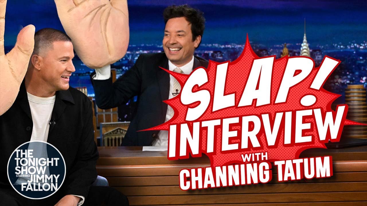 Slap! Interview with Channing Tatum | The Tonight Show Starring Jimmy Fallon