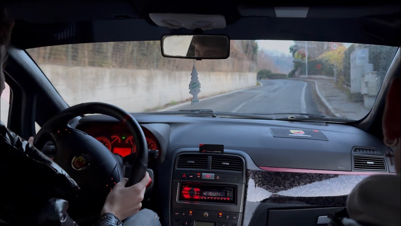 TEST DRIVE tra le CURVE di SUPERGA | Punto Abarth | 🔥💣