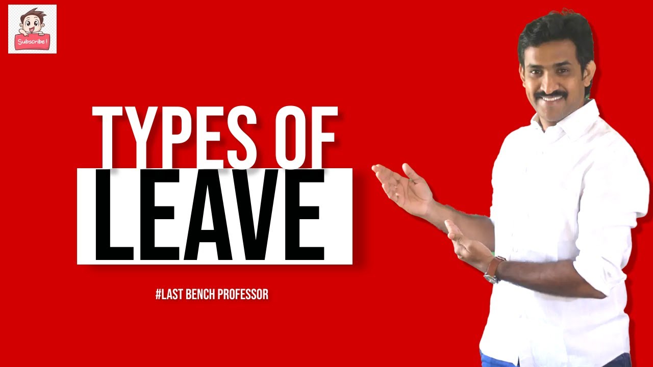 Types of Leave in Tamil |  HRM Leave Management | Last Bench Professor | Dr.Pushpanathan Arumugam