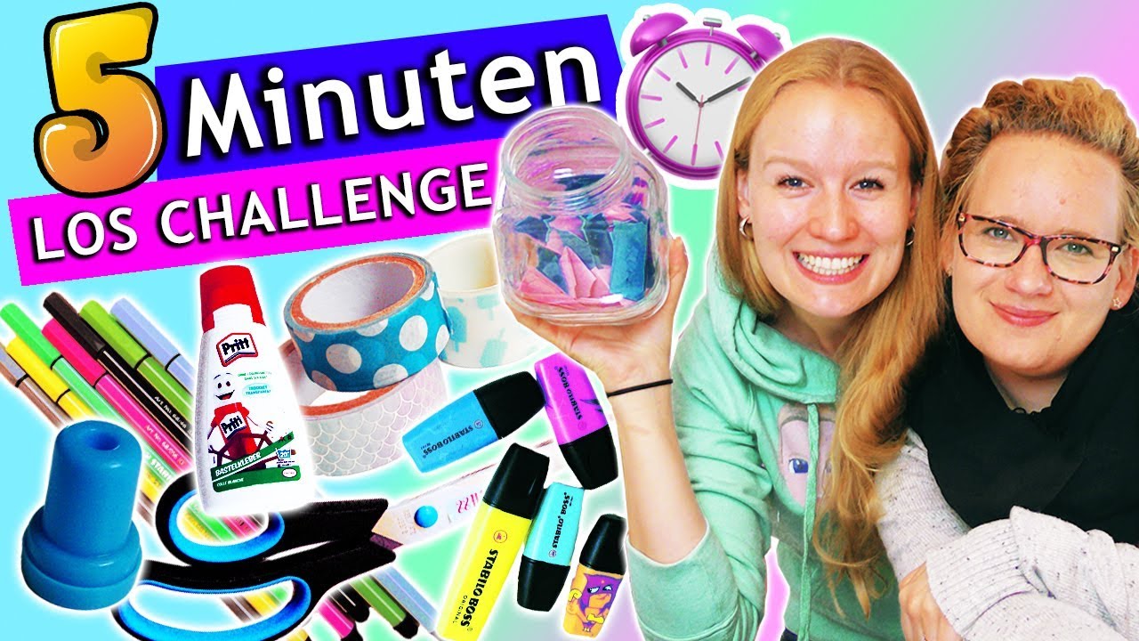 TODAY THE DRAW DECIDES! New 5-Minute Craft Challenge! Eva vs. Kathi | Cool & Quick DIY Idea