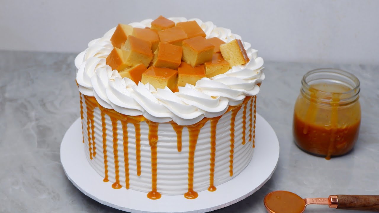 Caramel Leche flan Cake