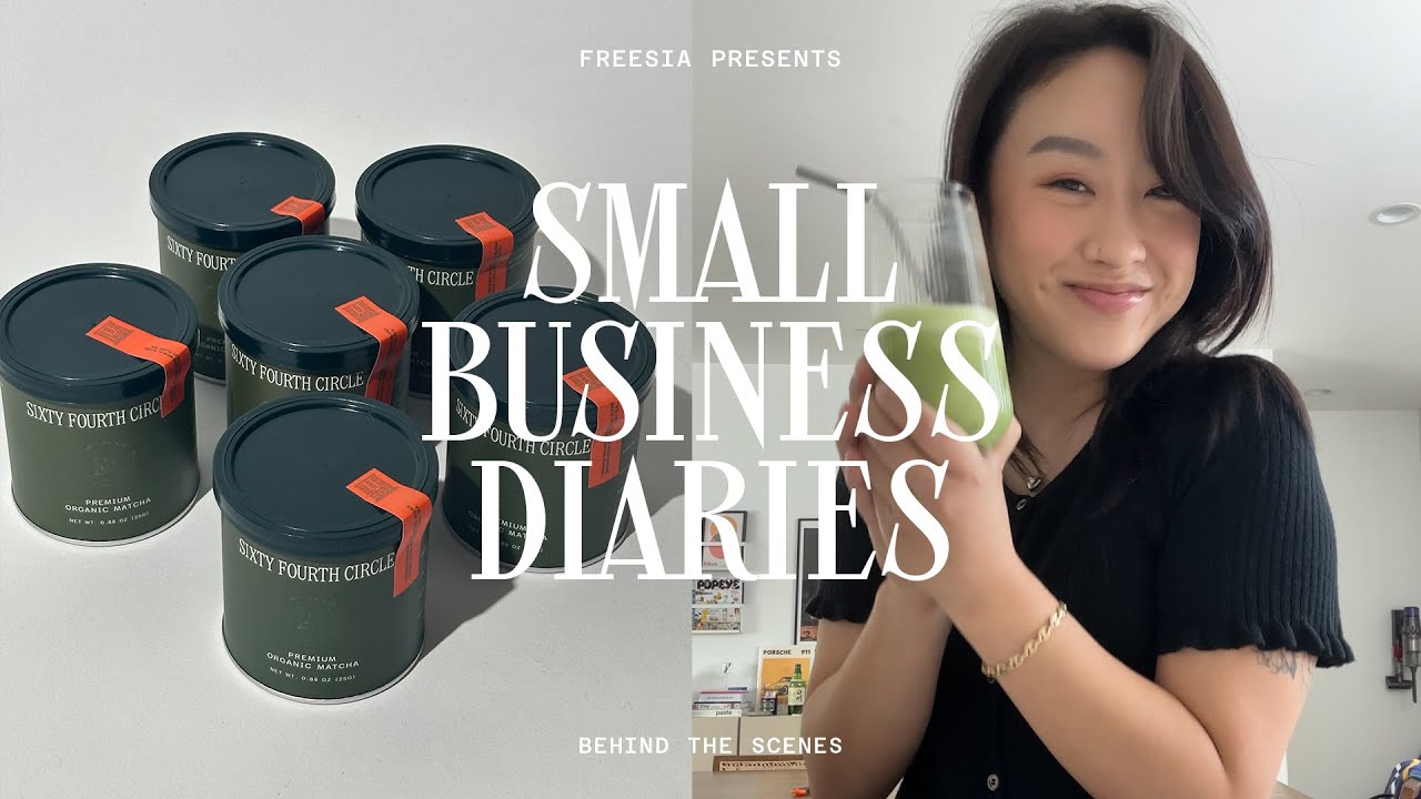 small business diaries 🍵  matcha launch, behind the scenes, event planning