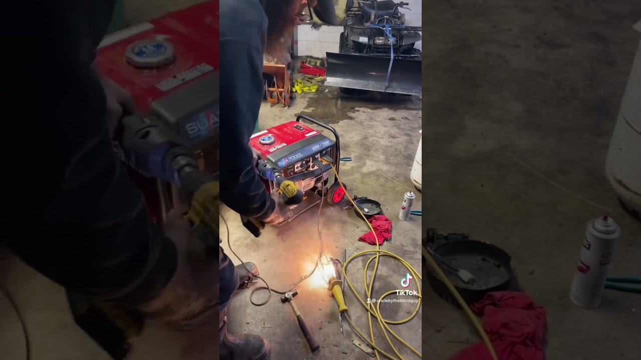Flashing a generator #mechanic #smallengine