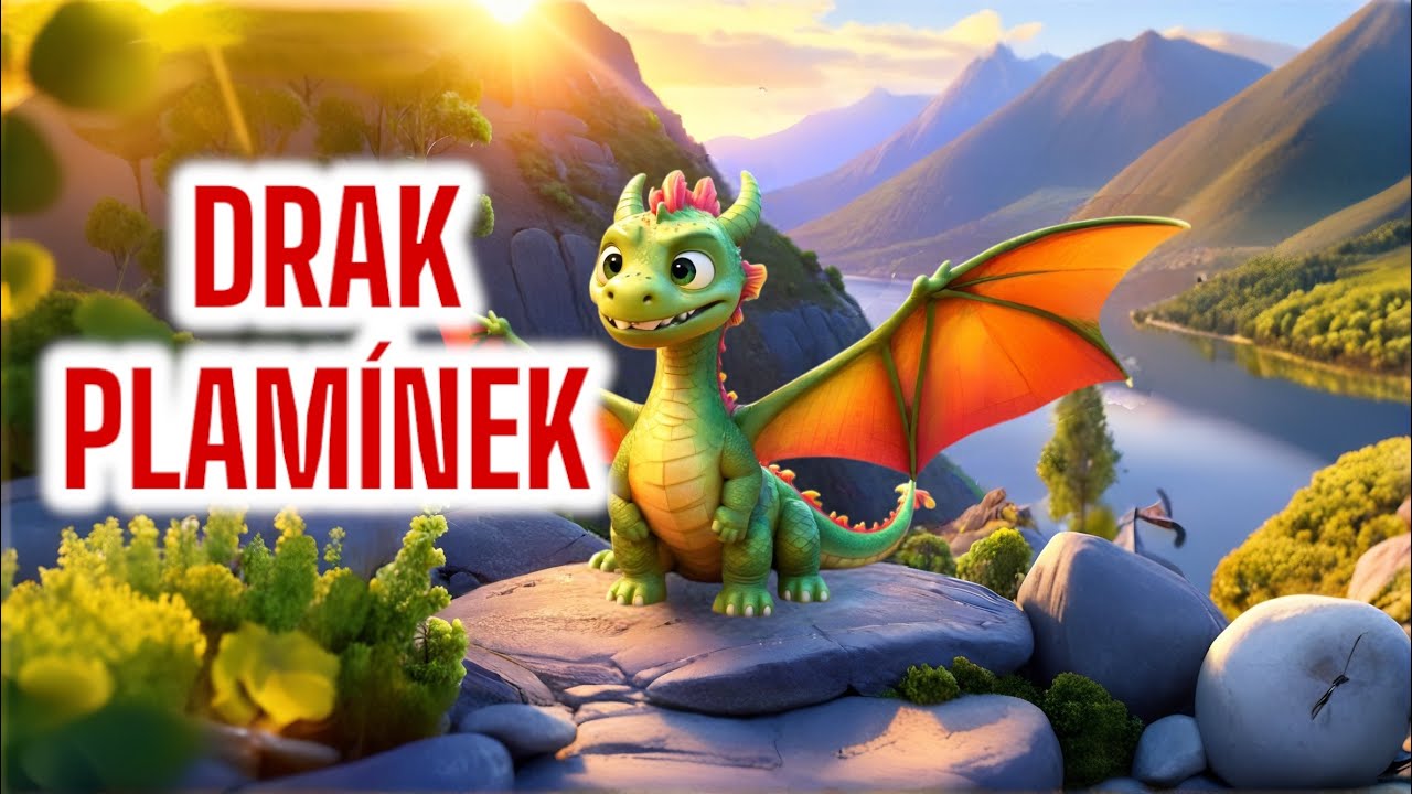 Drak Plam&iacute;nek a tajemstv&iacute; kouzeln&eacute; knihy 🔥🐉 | Audiopohadka pro děti 📖