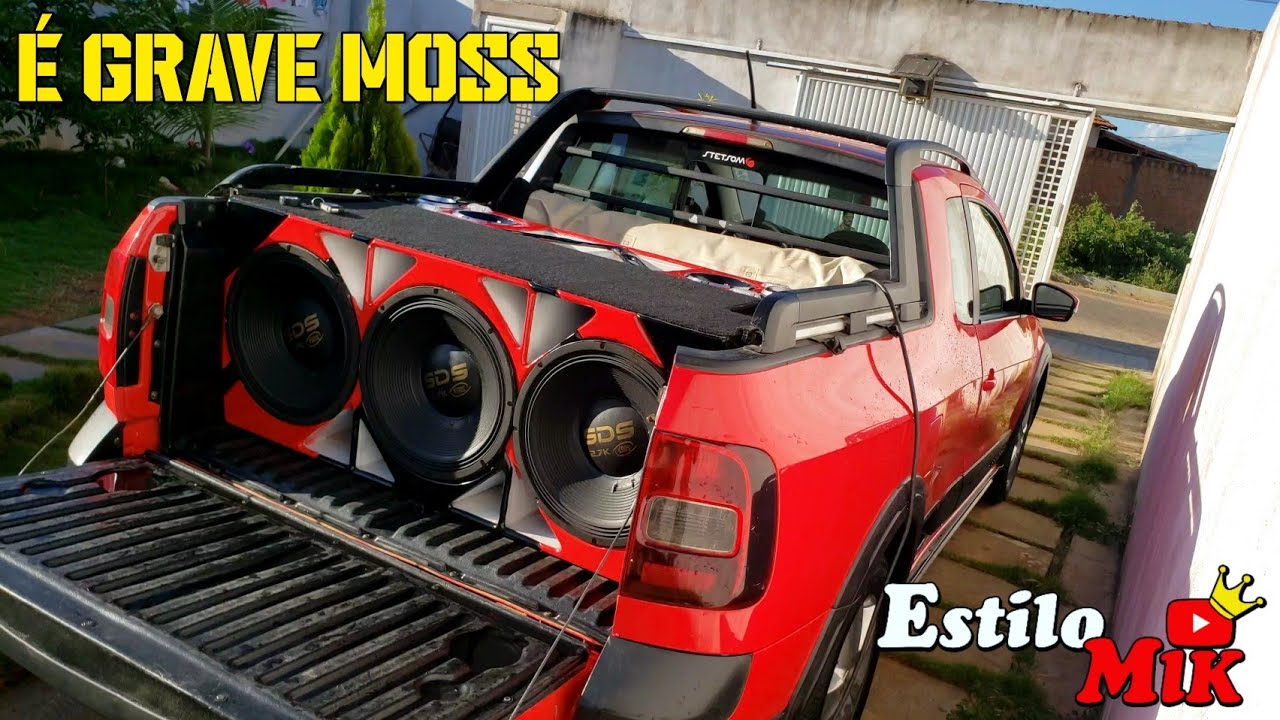 Saveiro cross com som tocando forte//🔊🙉 3 eros sds 2.7k. 🔊 sonho realizado!!🙏