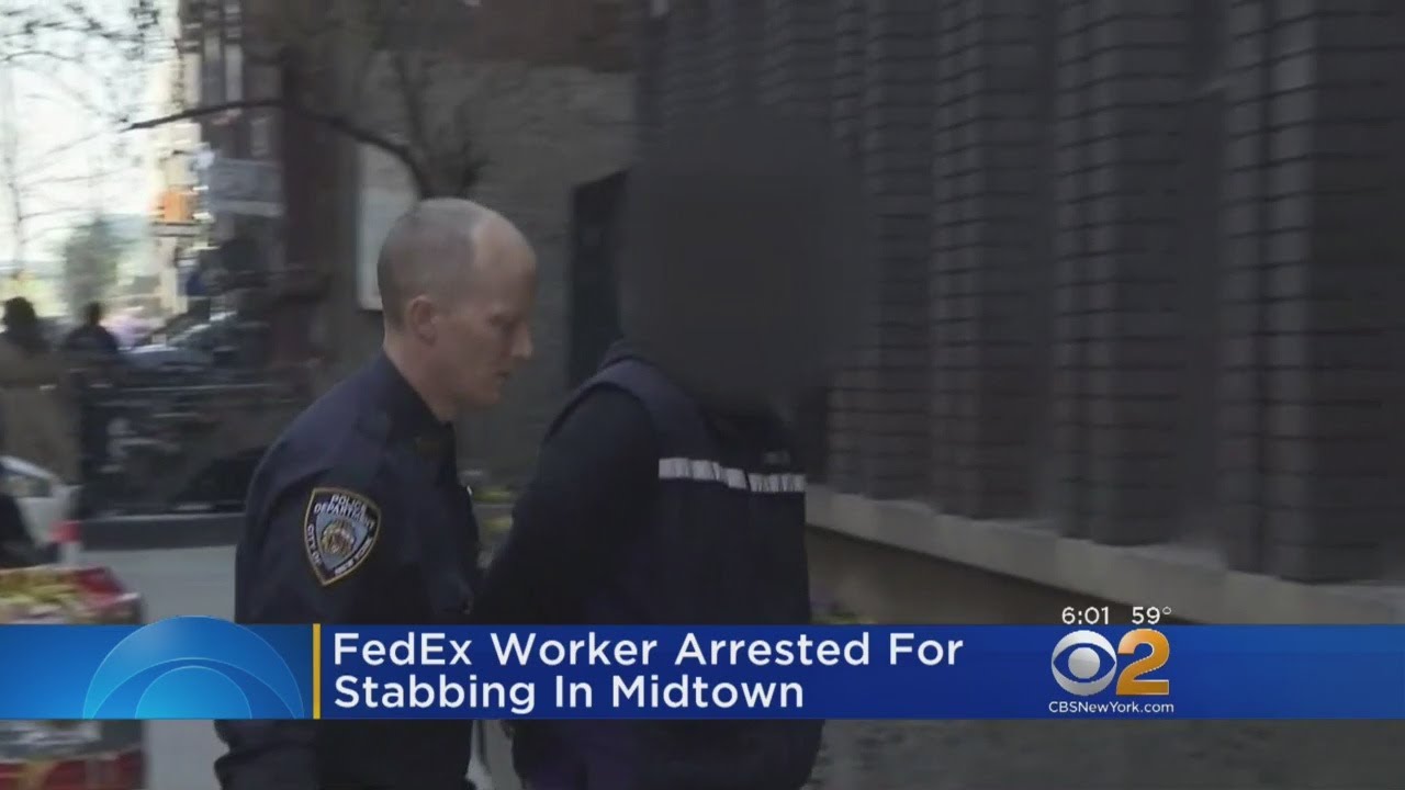 FedEx Worker Accused In Midtown Stabbing