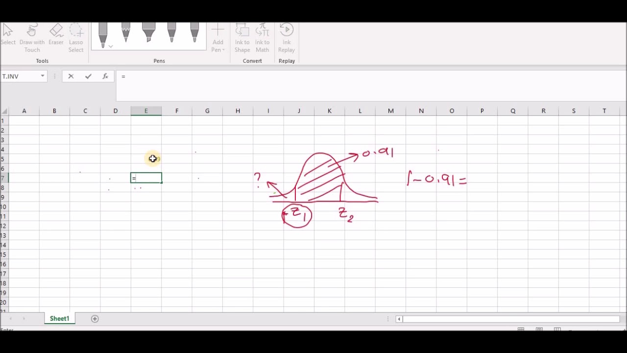 Finding Z scores that Separates The Middle 91% Standard Normal Distribution