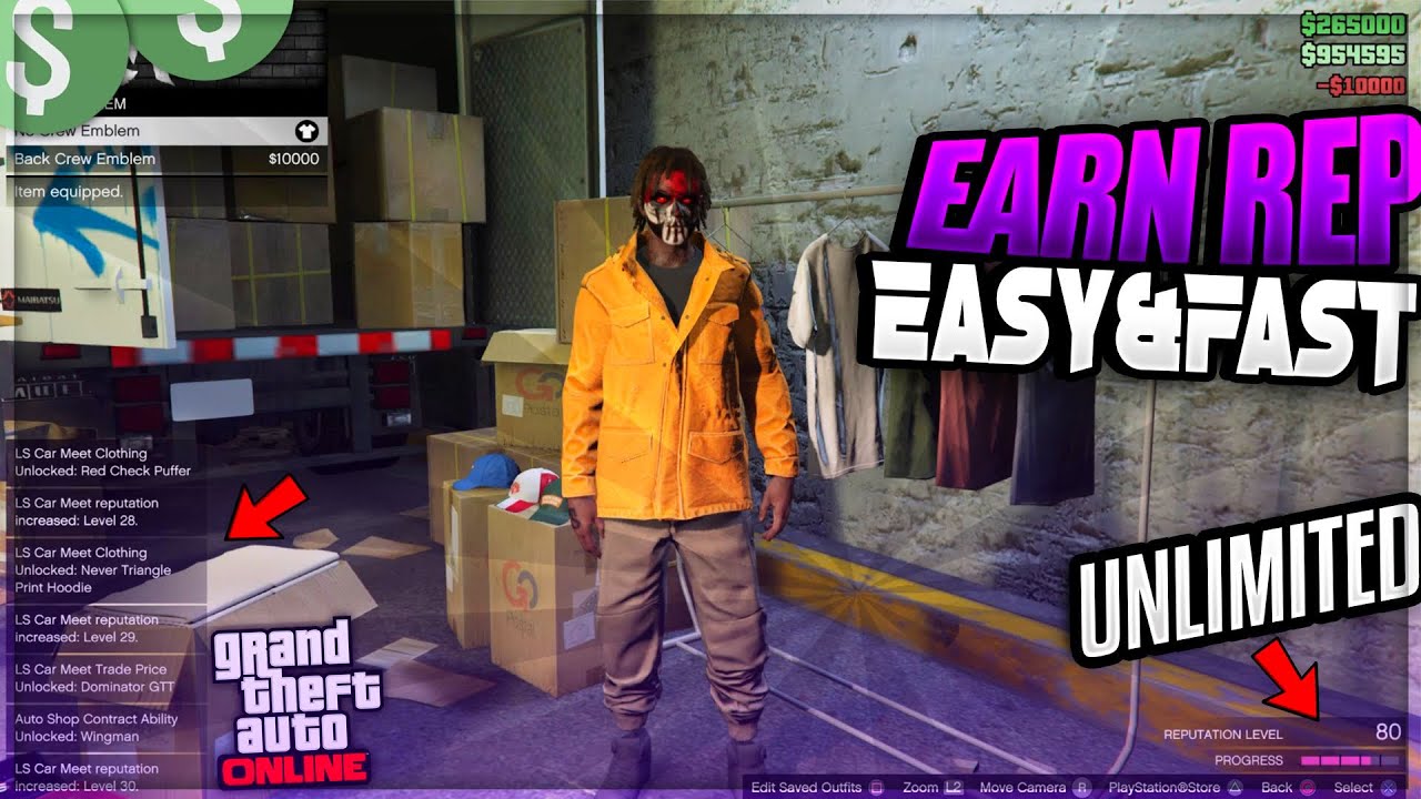 Gta 5 Online Unlimited Reputation Glitch Reach Level 1000 Fast | Quick & And Easy | GTA ONLINE