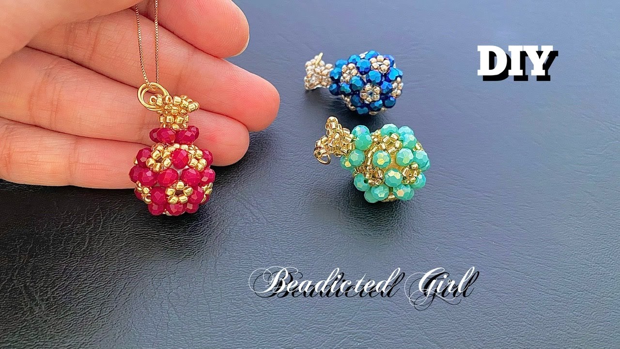 Beaded pot / vase 🏺 Pendant || DIY Beaded vase