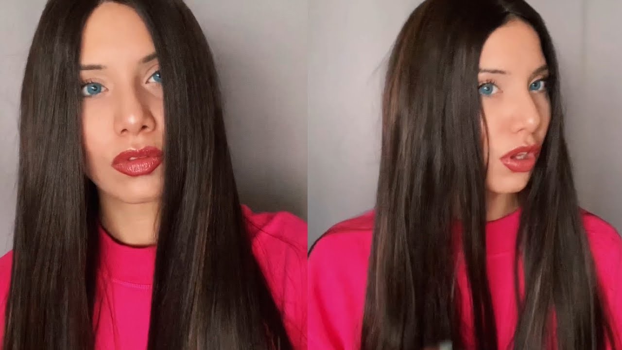 HUMAN HAIR DUPE?? KRYSSMA LACE FRONT NATURAL LONG BROWN WIG