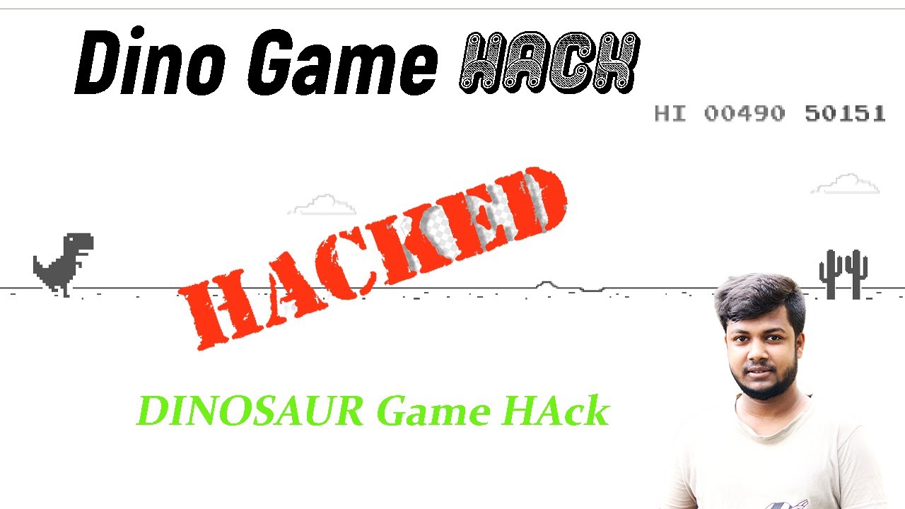 How To Hack Google Chrome Dino Game With unlimited Score | joy mondal | Code With Joy