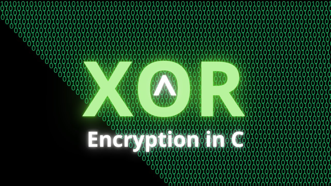XOR encryption in C - No talking